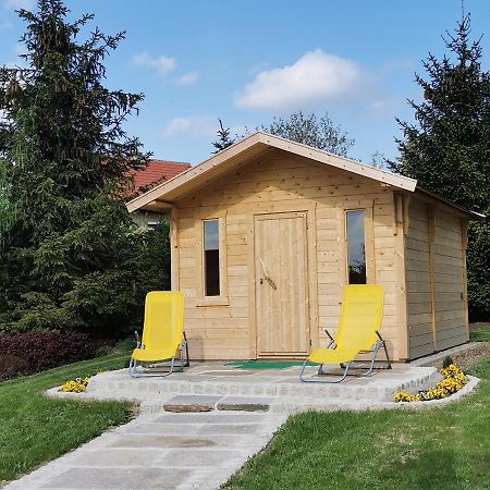 Pension Raupennest Mit Blockhaussauna Bautzen Luaran gambar