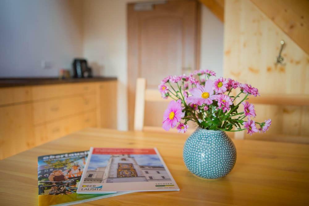 Pension Raupennest Mit Blockhaussauna Bautzen Luaran gambar