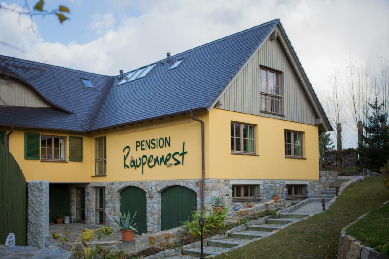 Pension Raupennest Mit Blockhaussauna Bautzen Luaran gambar